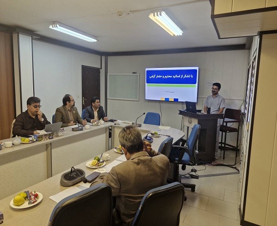 جلسه دفاع از پایاننامه آقای «محمد صدرا صبوری» دانشجوی مقطع کارشناسی ارشد رشته مهندسی بهداشت محیط
